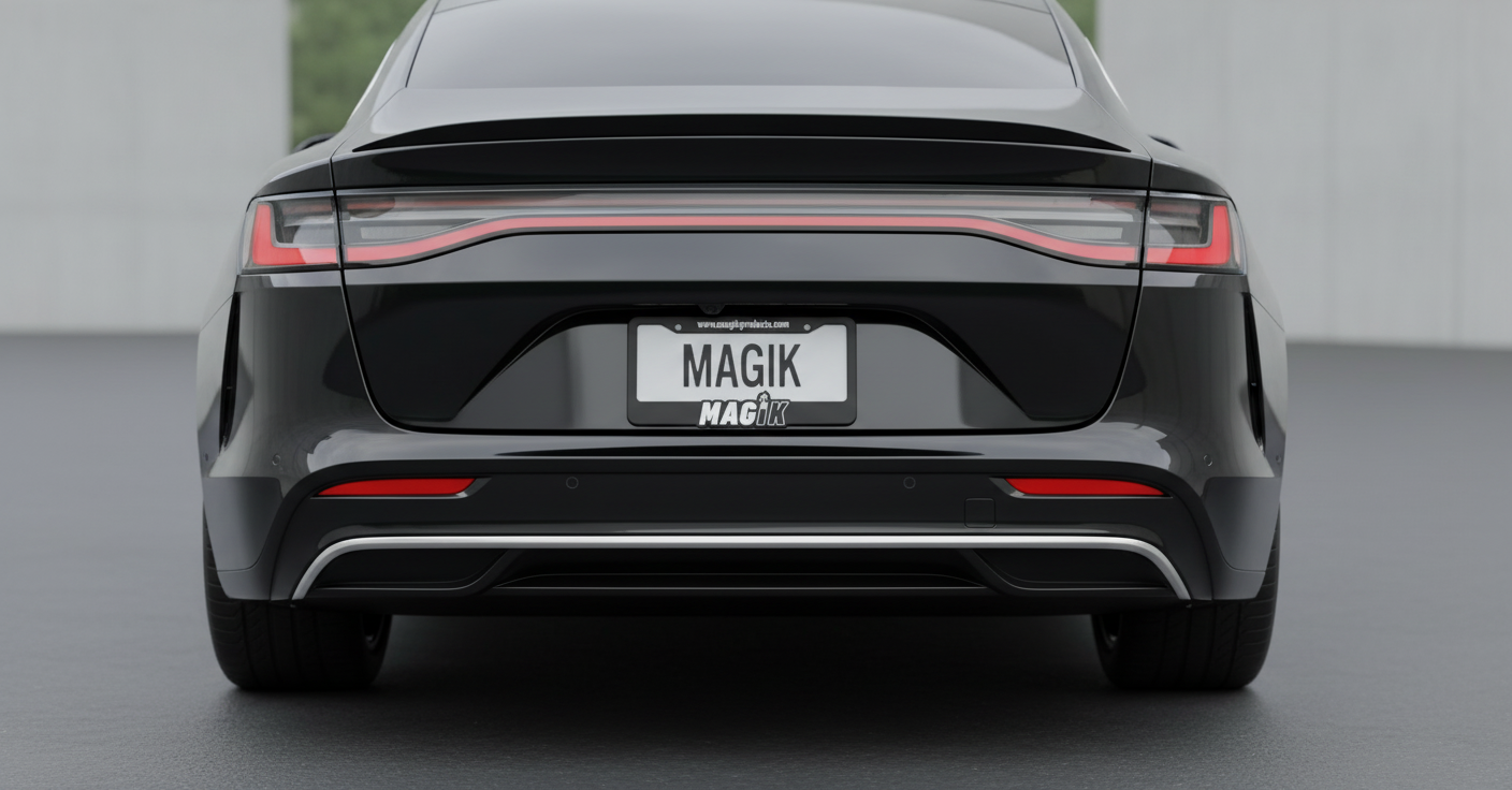 Nous pourrions inscrire MAGIK sur la plaque immatriculation plutot que 5AGI9